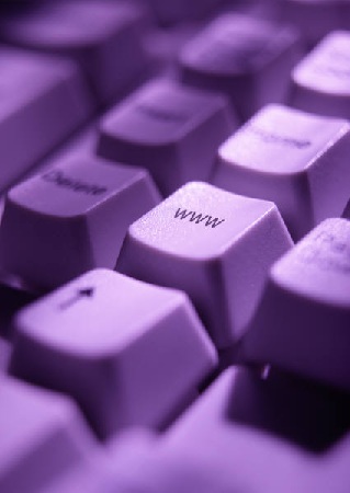 Photograph of a computer keyboard. Copyright Microsoft ClipArt.